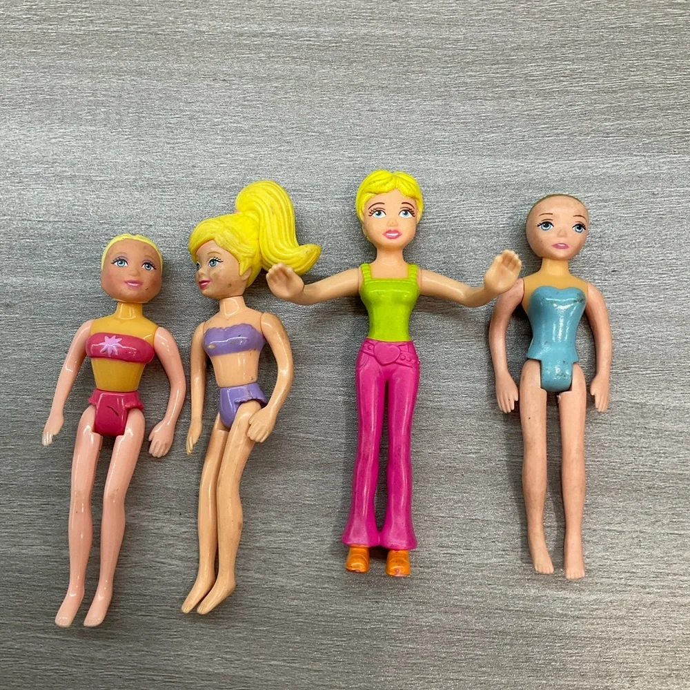 FOUR DISNEY‎ AND POLLY POCKET DOLLS